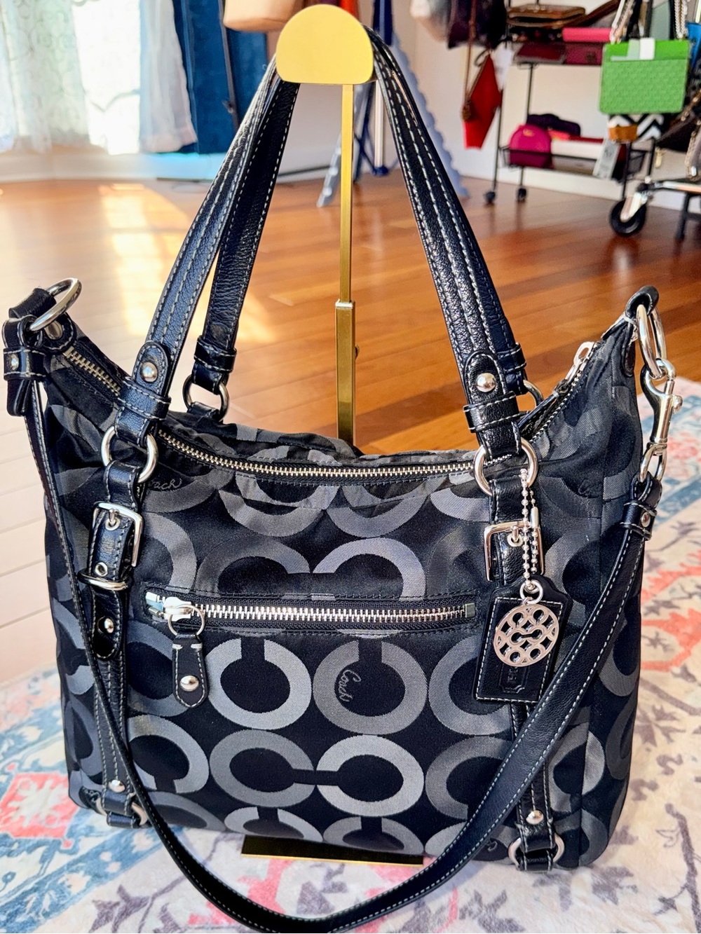 Coach Alexandra Riley Satchel Shoulder/crossbody Bag. 2 Hangtags! - Picture 2 of 14